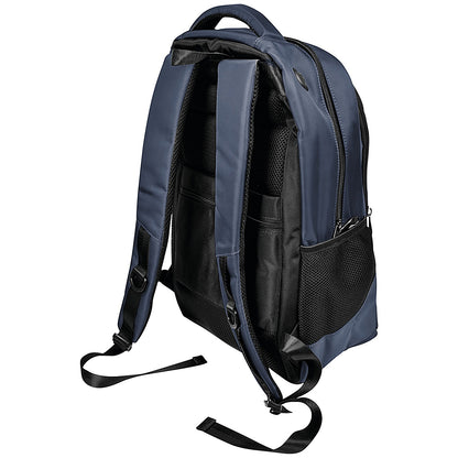 Monolith Business Commuter Laptop Backpack with USB and Headphone Ports, For up to 15.6 Inch Laptops, Blue