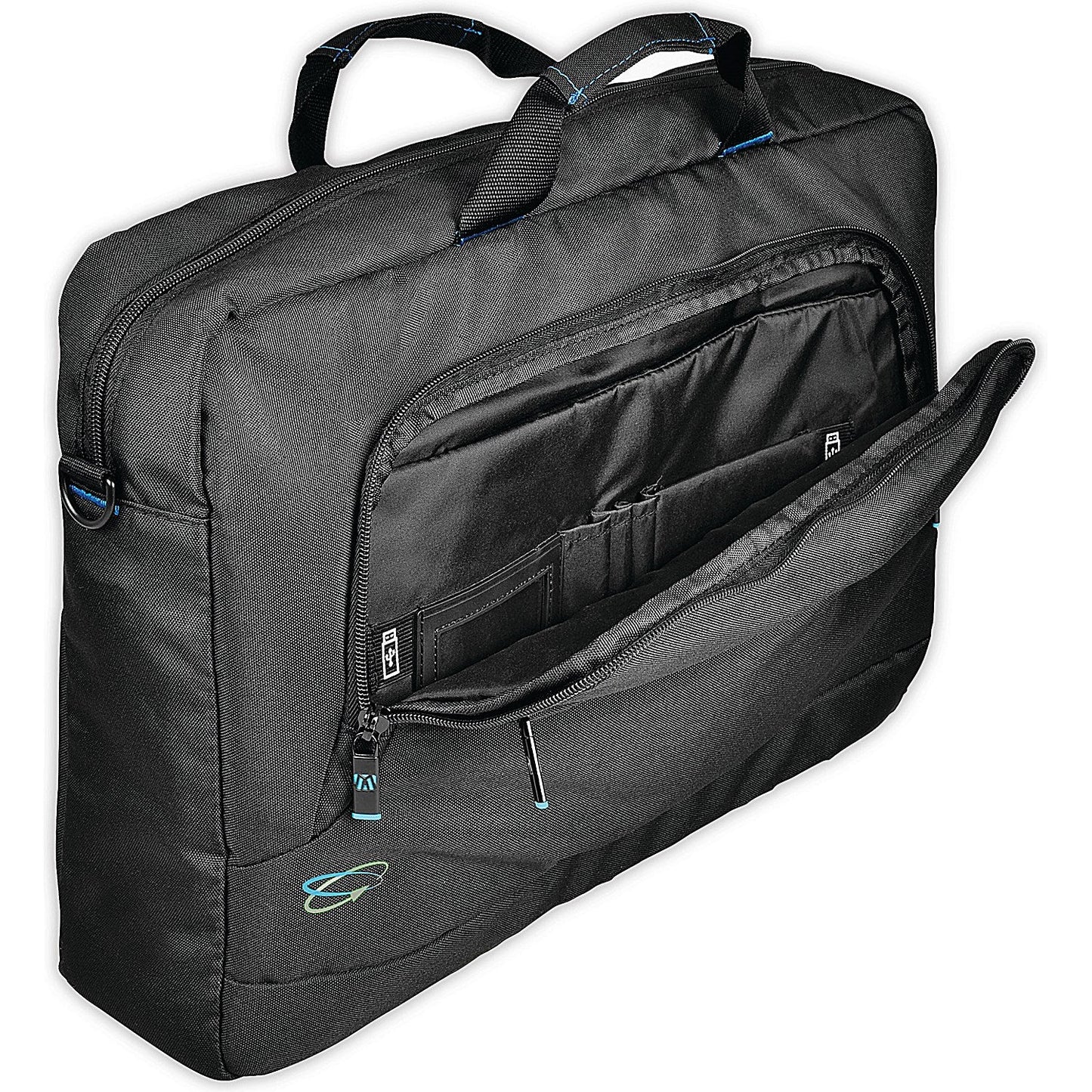 Monolith Blue Line Laptop Carry Case, For up to 17.2 Inch Laptops, Black