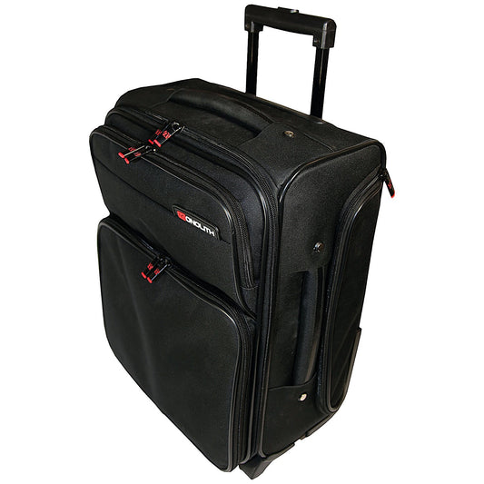 Monolith Wheeled Overnight Bag with Removable Laptop Case, For up to 15.6 Inch Laptops, Black