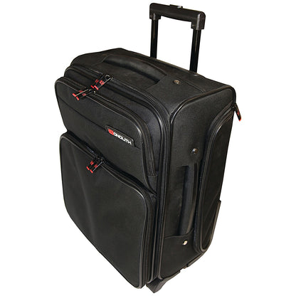Monolith Wheeled Overnight Bag with Removable Laptop Case, For up to 15.6 Inch Laptops, Black