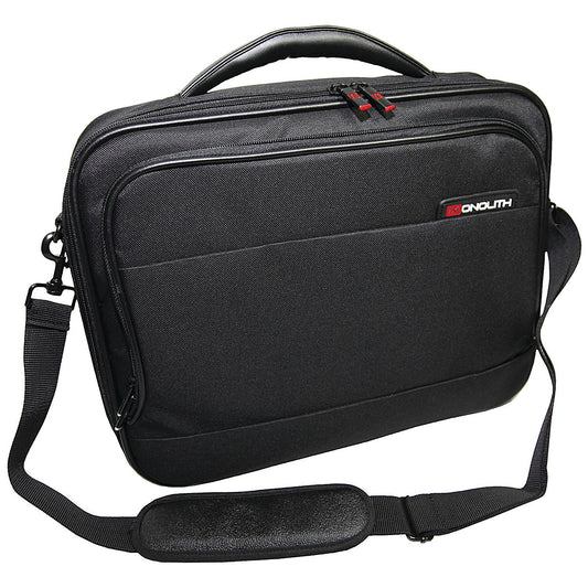 Monolith Nylon Laptop Carry Case, For up to 15.6 Inch Laptops, Black