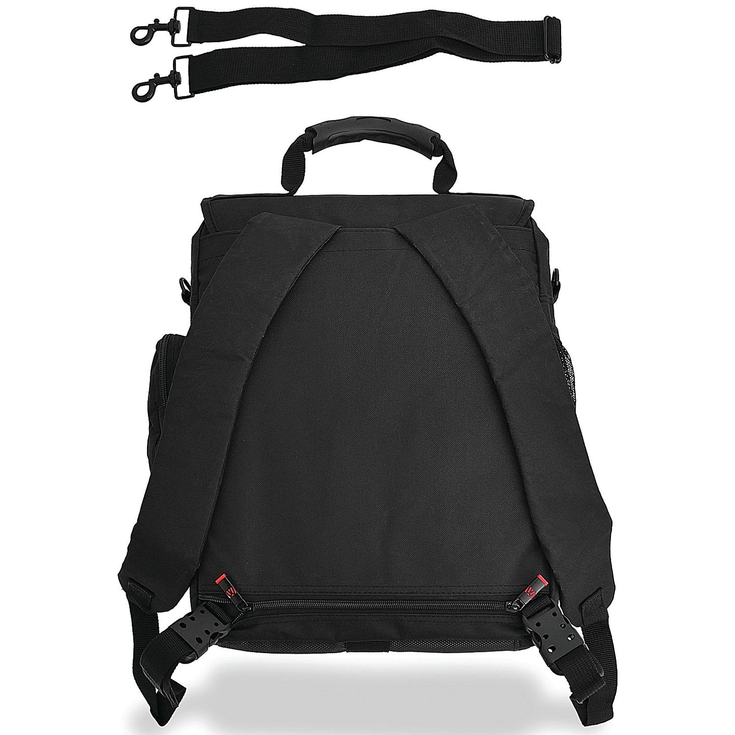 Monolith Multifunctional Nylon Laptop Backpack, For up to 15.6 Inch Laptops, Black and Grey