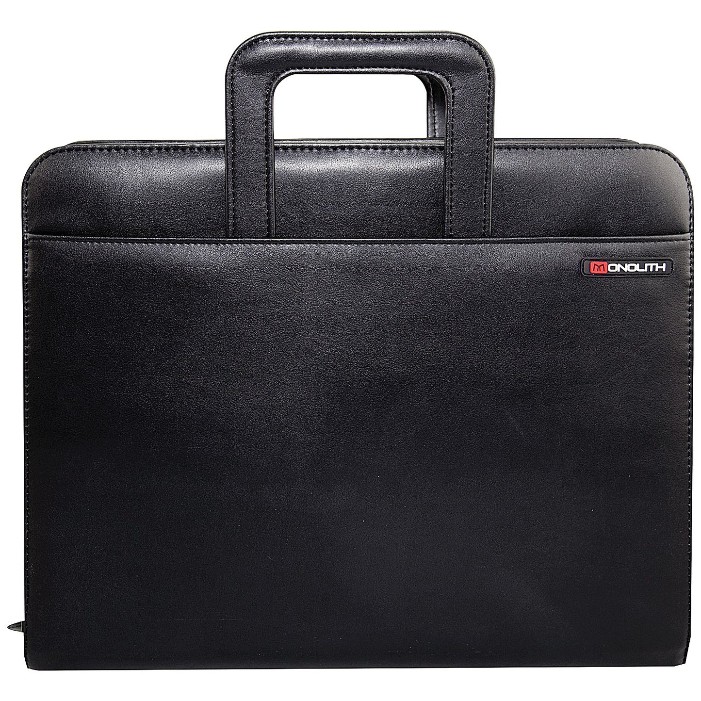 Monolith Drop Handle Executive Case, 360x280mm, Leather-Look, Black