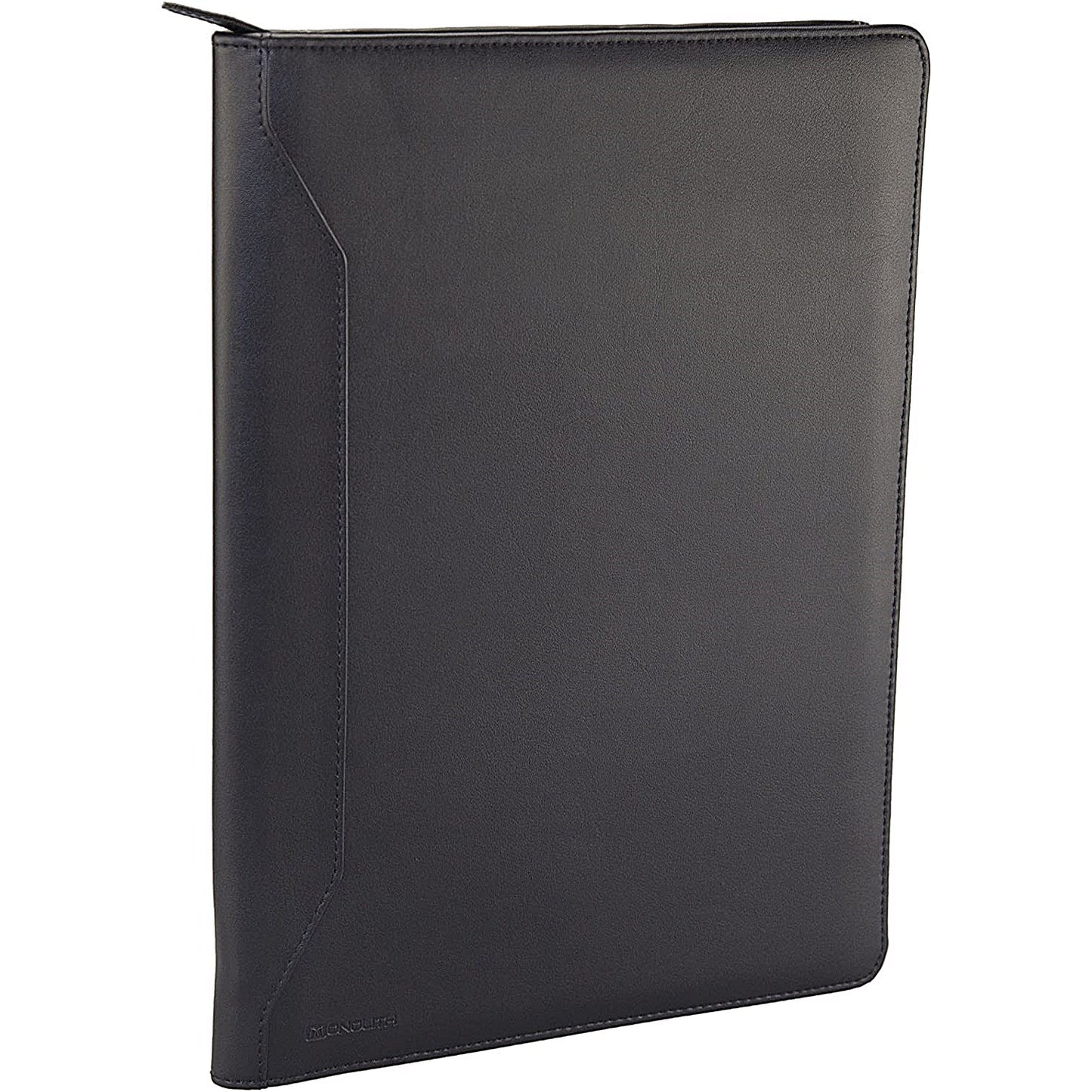 Monolith Conference Folder with Pad & Calculator, 250x340mm, Leather-Look, Black