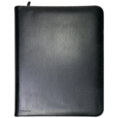 Monolith Zipped Conference Folder, 300x363mm, Leather, Black