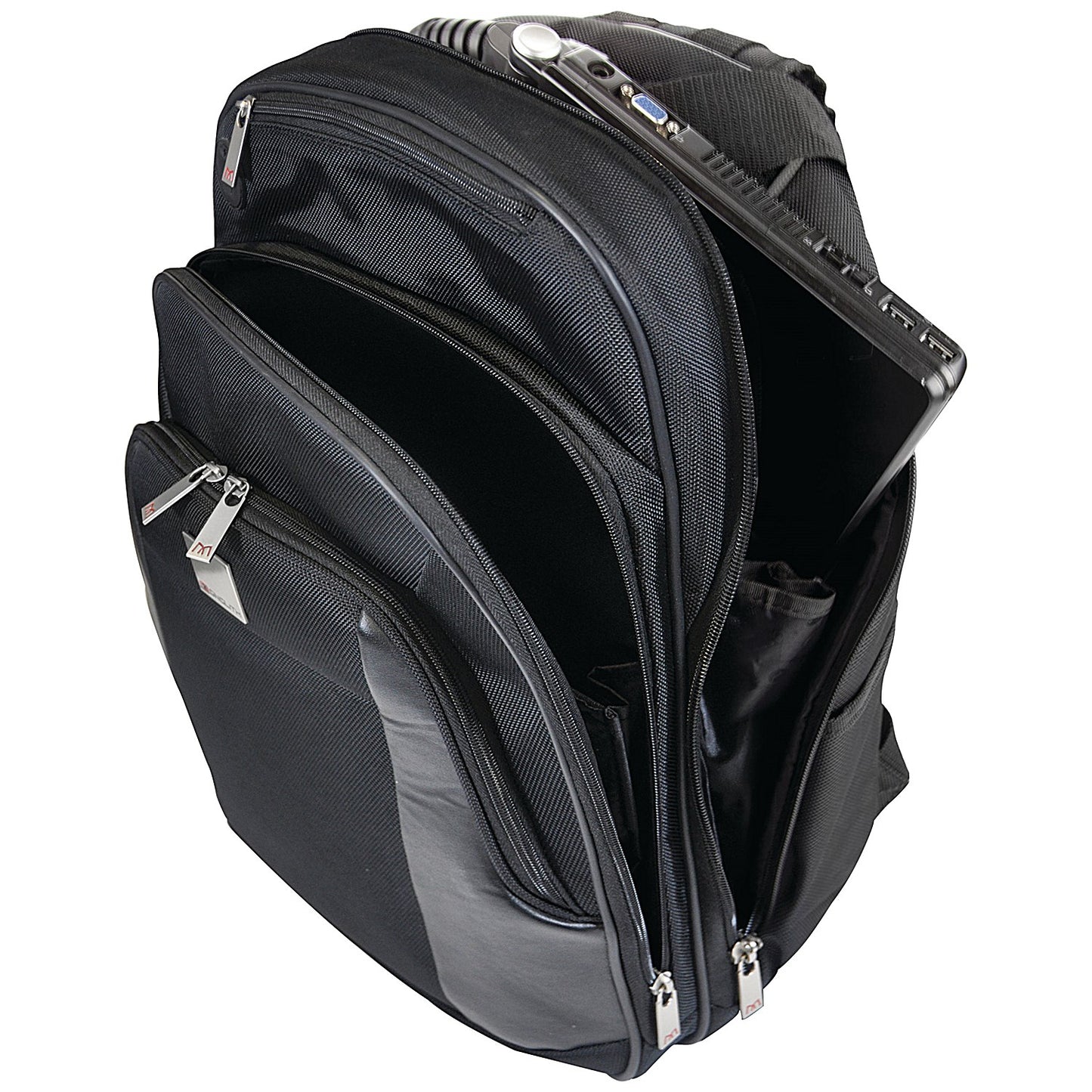 Monolith Executive Laptop Backpack, For up to 15.4 Inch Laptops, Black