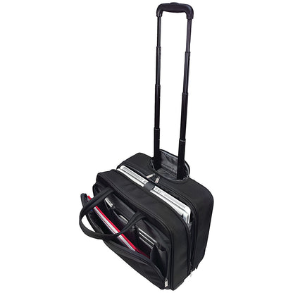 Monolith Motion II 4 Wheel Laptop Trolley Case, For up to 15.6 Inch Laptops, Black