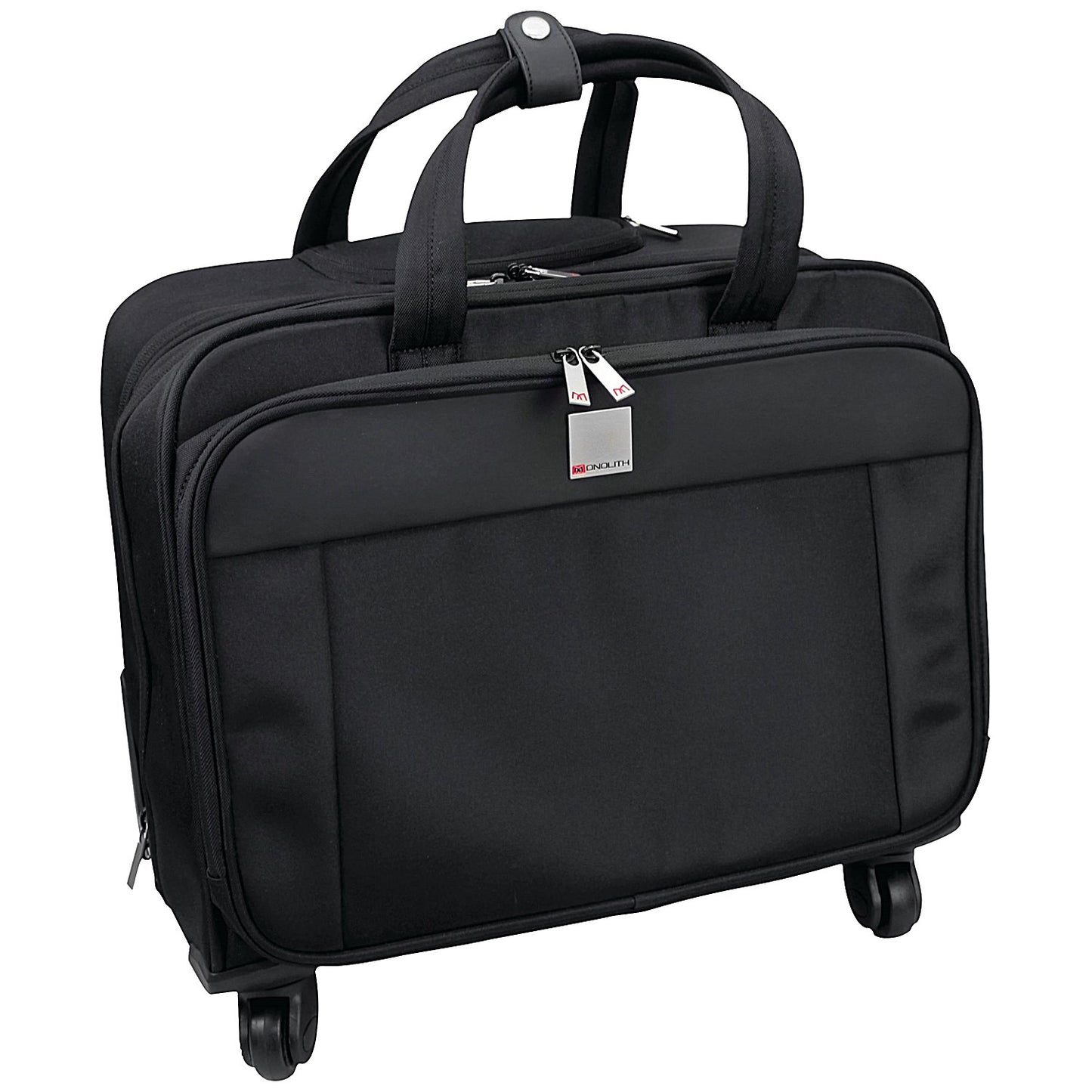 Monolith Motion II 4 Wheel Laptop Trolley Case, For up to 15.6 Inch Laptops, Black