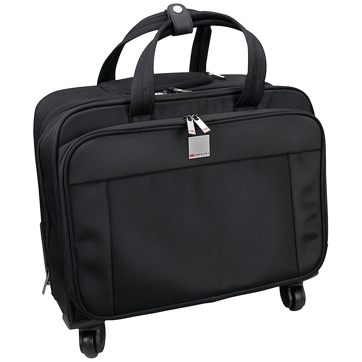 Monolith Motion II 4 Wheel Laptop Trolley Case, For up to 15.6 Inch Laptops, Black