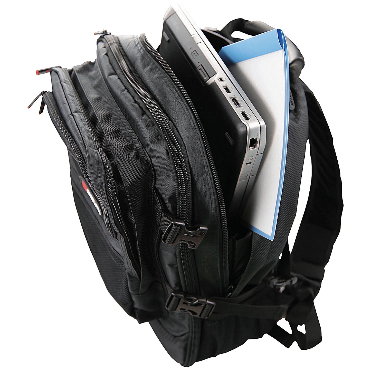 Monolith Premium Laptop Backpack, For up to 15.4 Inch Laptops, Black