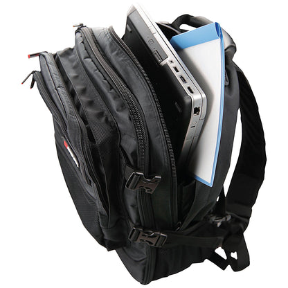 Monolith Premium Laptop Backpack, For up to 15.4 Inch Laptops, Black