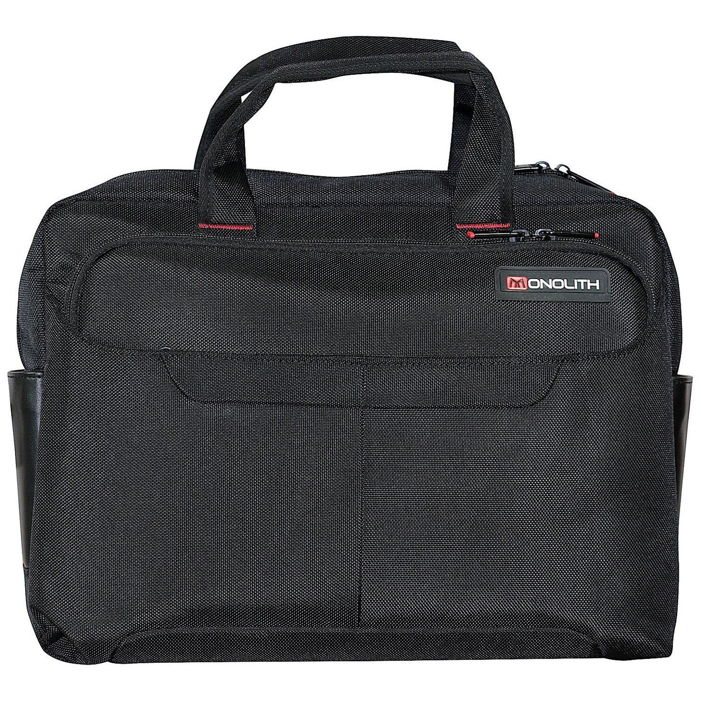 Monolith Slim Laptop Carry Case with Lockable Zips, For up to 15.6 Inch Laptops, Black