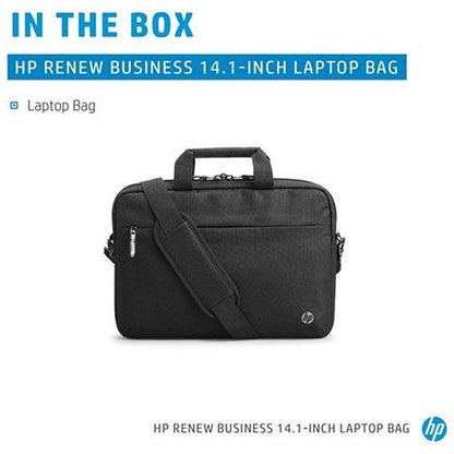 HP Renew Business Laptop Bag, For up to 14.1 Inch Laptops, Black Easy2Order : HP3E5F9AA