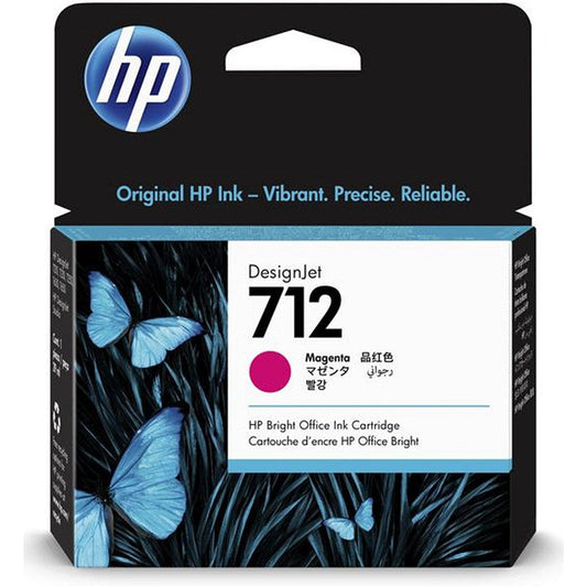 HP 712 DesignJet Ink Cartridge 29-ml Magenta 3ED68A Easy2Order : HP3ED68A