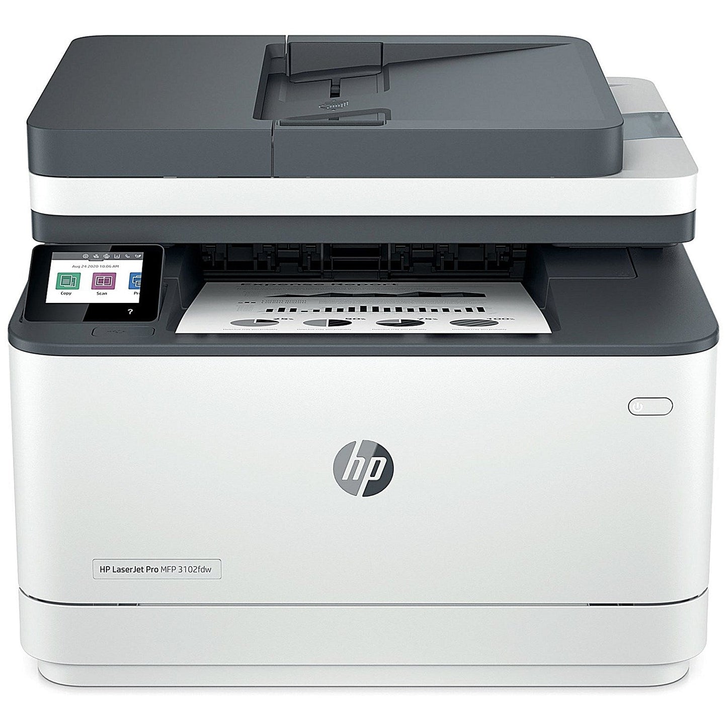 HP LaserJet Pro M3102fdw A4 4-in-1 Wireless Mono Laser Printer, White