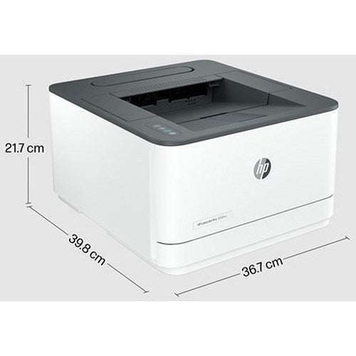 HP LaserJet Pro 3002dn A4 Mono Laser Printer, White