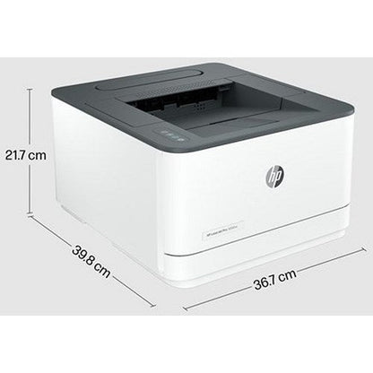 HP LaserJet Pro 3002dn A4 Mono Laser Printer, White