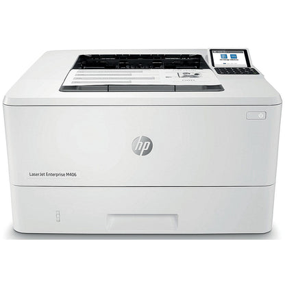 HP LaserJet Enterprise M406dn A4 Mono Laser Printer, White