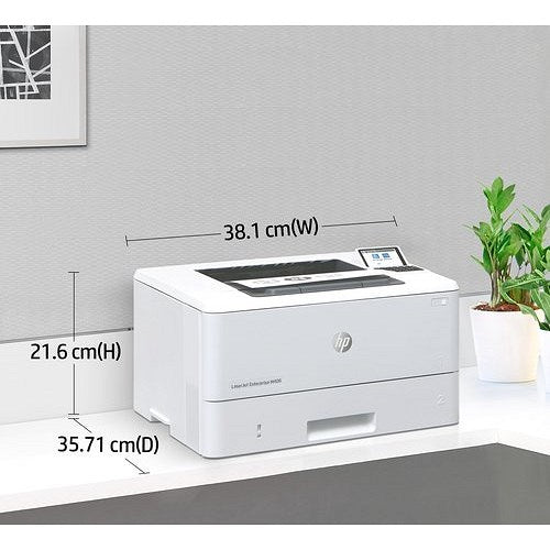 HP LaserJet Enterprise M406dn A4 Mono Laser Printer, White Easy2Order : HP3PZ15AB19