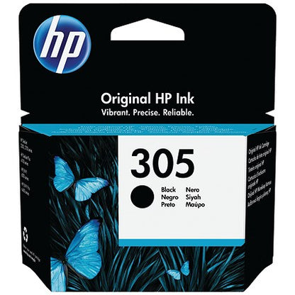 HP 305 Original Ink Cartridge 2-ml Black 3YM61AE
