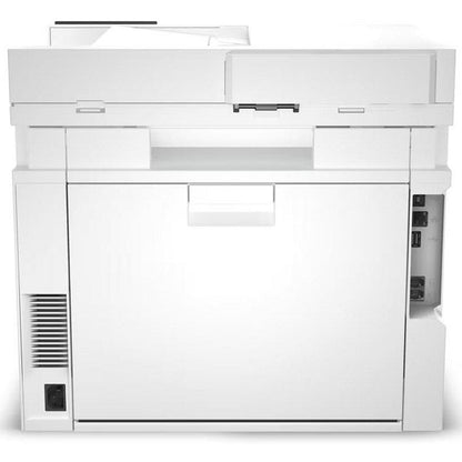 HP Color LaserJet Pro 4302fdn A4 4-in-1 Colour Laser Printer, White and Blue