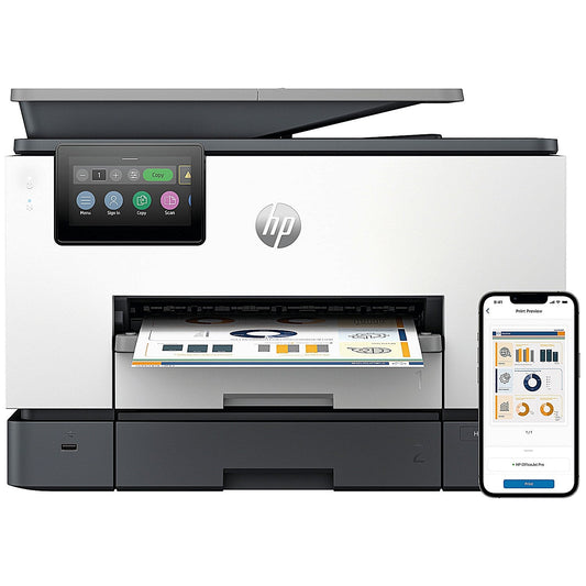 HP OfficeJet Pro 9130b A4 4-in-1 Wireless Colour Inkjet Printer, White