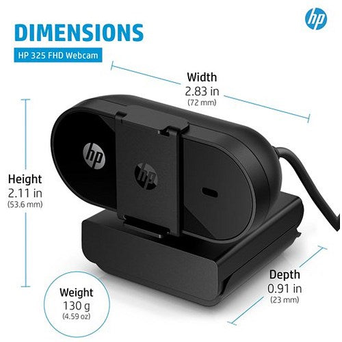 HP 325 53X27AA Webcam, Full HD