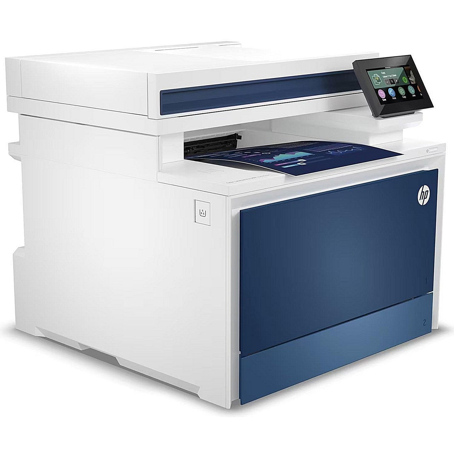 HP Color LaserJet Pro 4302fdw A4 4-in-1 Wireless Colour Laser Printer, White and Blue Easy2Order : HP5HH64FB19