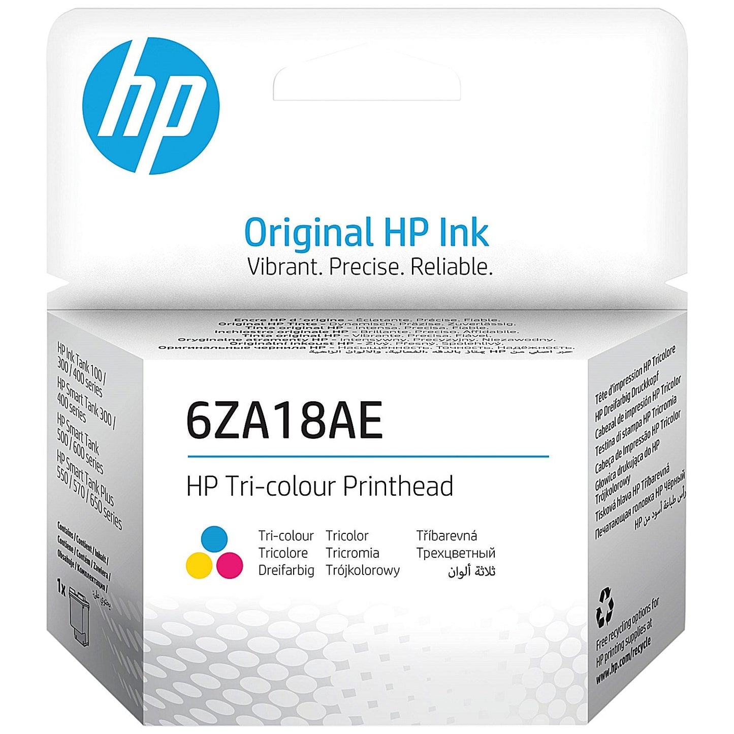 HP Printhead Tri-color 6ZA18AE Easy2Order : HP6ZA18AE