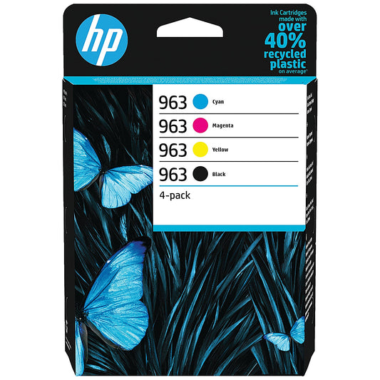 HP 963 Original Ink Cartridge CMYK 4-pack 6ZC70AE