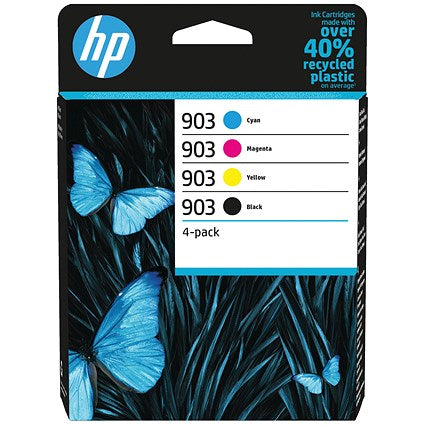 HP 903 Original Ink Cartridge 4.5/12.4-ml CMYK 4-pack 6ZC73AE