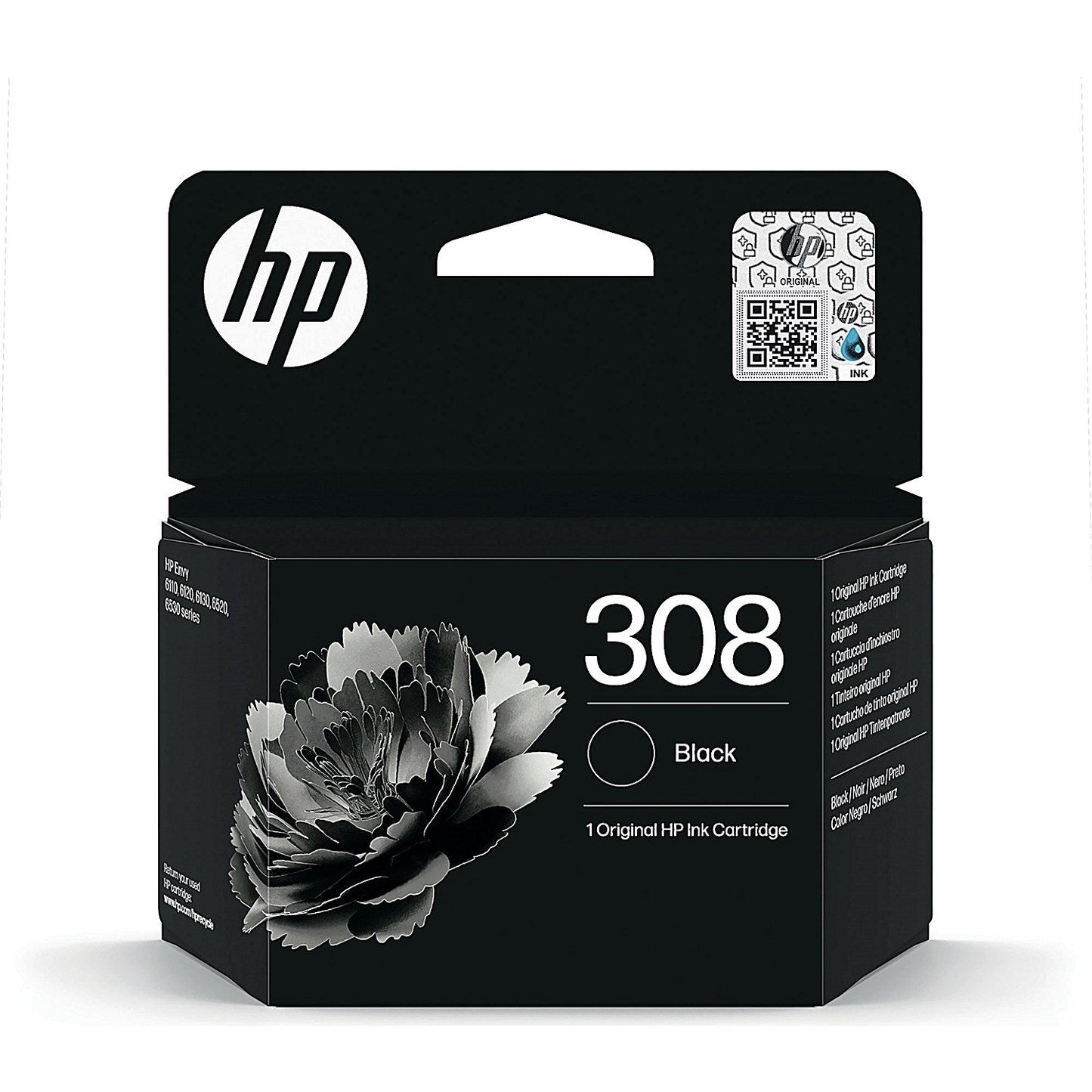 HP 308 Black Ink Cartridge - 7FP21UE Easy2Order : HP7FP21UE