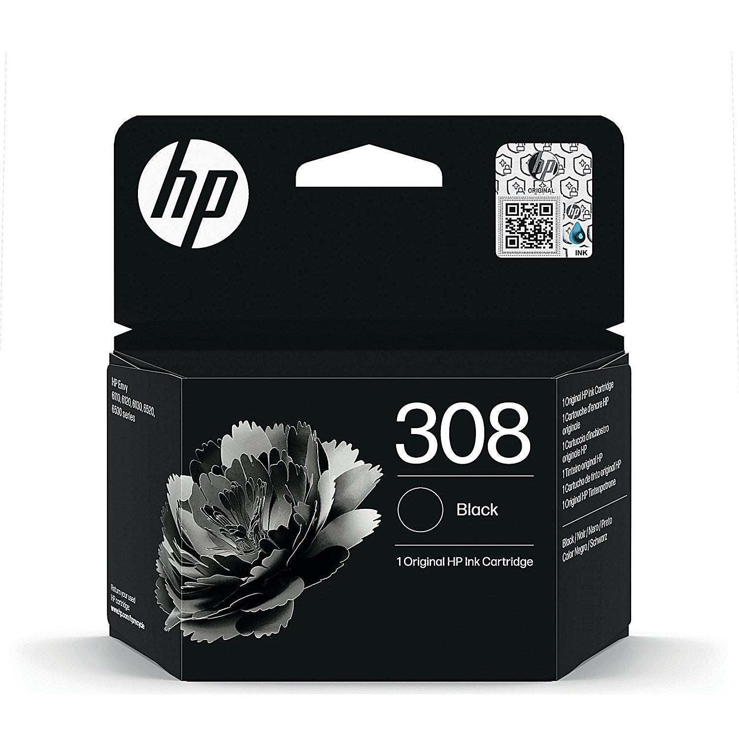 HP 308 Black Ink Cartridge - 7FP21UE Easy2Order : HP7FP21UE