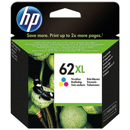 HP 62XL Tri-Colour High Yield Ink Cartridge