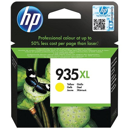HP 935XL Original Ink Cartridge High Yield Yellow C2P26AE