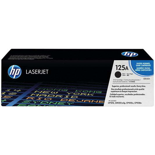 HP 125A Black Laser Toner Cartridge