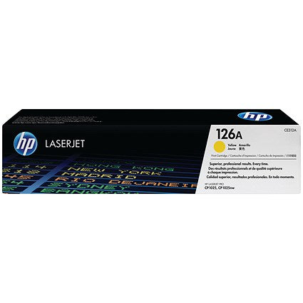 HP 126A Yellow Laser Toner Cartridge