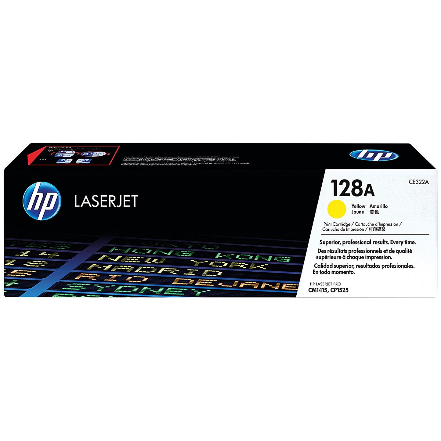HP 128A Yellow Laser Toner Cartridge
