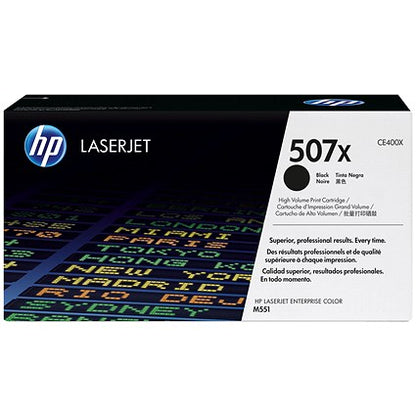 HP 507X Black Laser Toner Cartridge