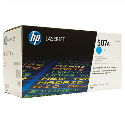 HP 507A Cyan Laser Toner Cartridge