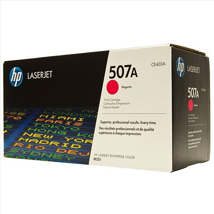 HP 507A Magenta Laser Toner Cartridge
