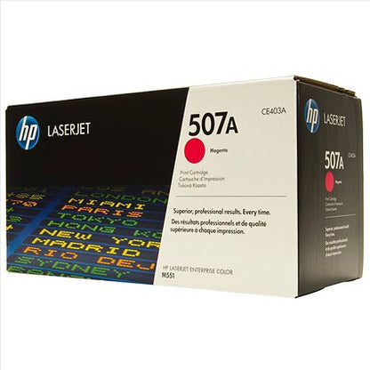 HP 507A Magenta Laser Toner Cartridge