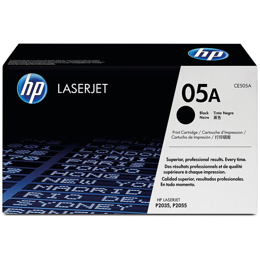 HP 05A Black Toner Cartridge (Twin Pack) CE505D