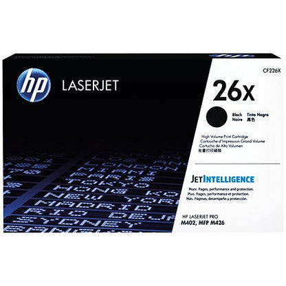 HP 26X Black High Yield Laser Toner Cartridge CF226X