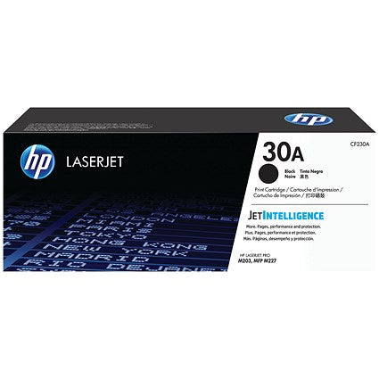 HP 30A Black Laser Toner Cartridge CF230A