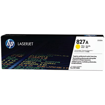HP 827A Yellow LaserJet Toner Cartridge