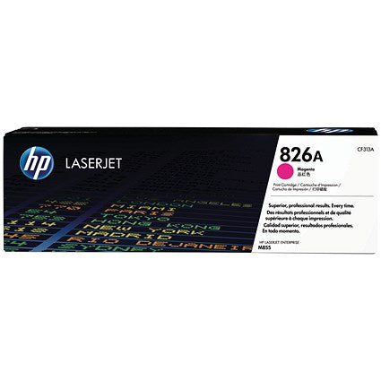 HP 826A Original LaserJet Toner Cartridge Magenta CF313A