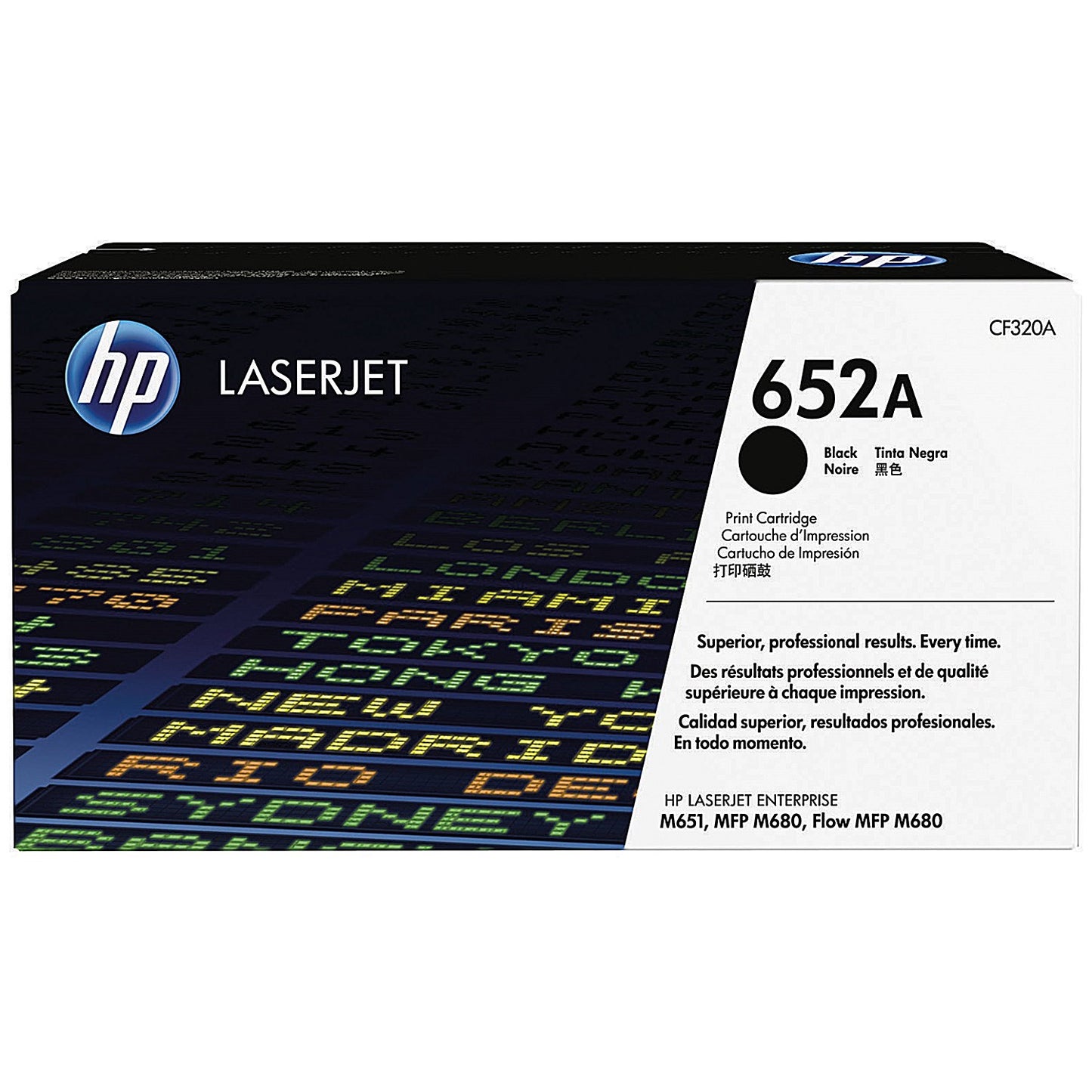 HP 652A Black Laser Toner Cartridge