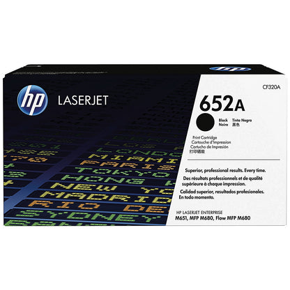 HP 652A Black Laser Toner Cartridge