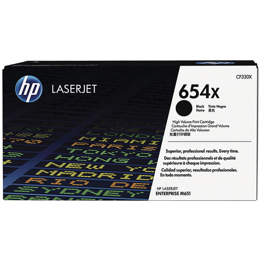 HP 654X Original LaserJet Toner Cartridge High Yield Black CF330X
